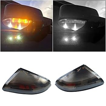 Amazon.com: GZZTORES LED Side Mirror Turn Signal Light Lamp